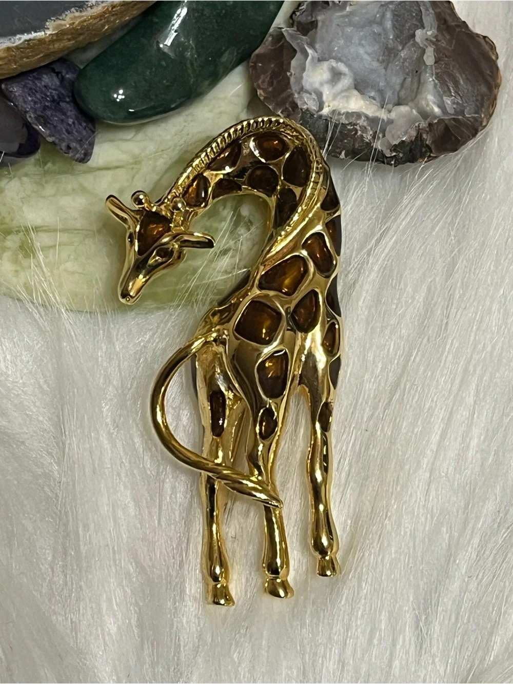 Giraffe Brooch